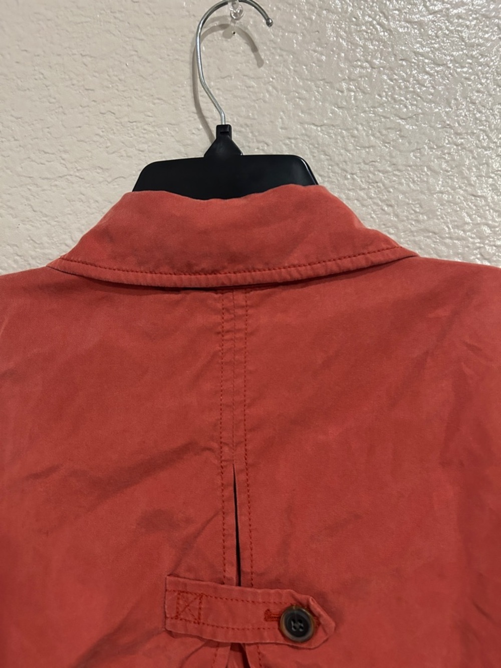 Banana Republic Red Safari Vest Sz M Summer Vacation Layered Casual Chic TC0132 - Picture 8 of 8